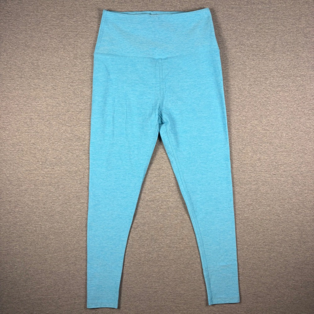 Beyond Yoga Leggings At Your Leisure Medium Spacedye Surfer Blue
